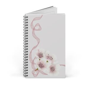 Floral Notes Spiral Notebook