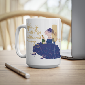 Bubbles and Drama 15oz Mug
