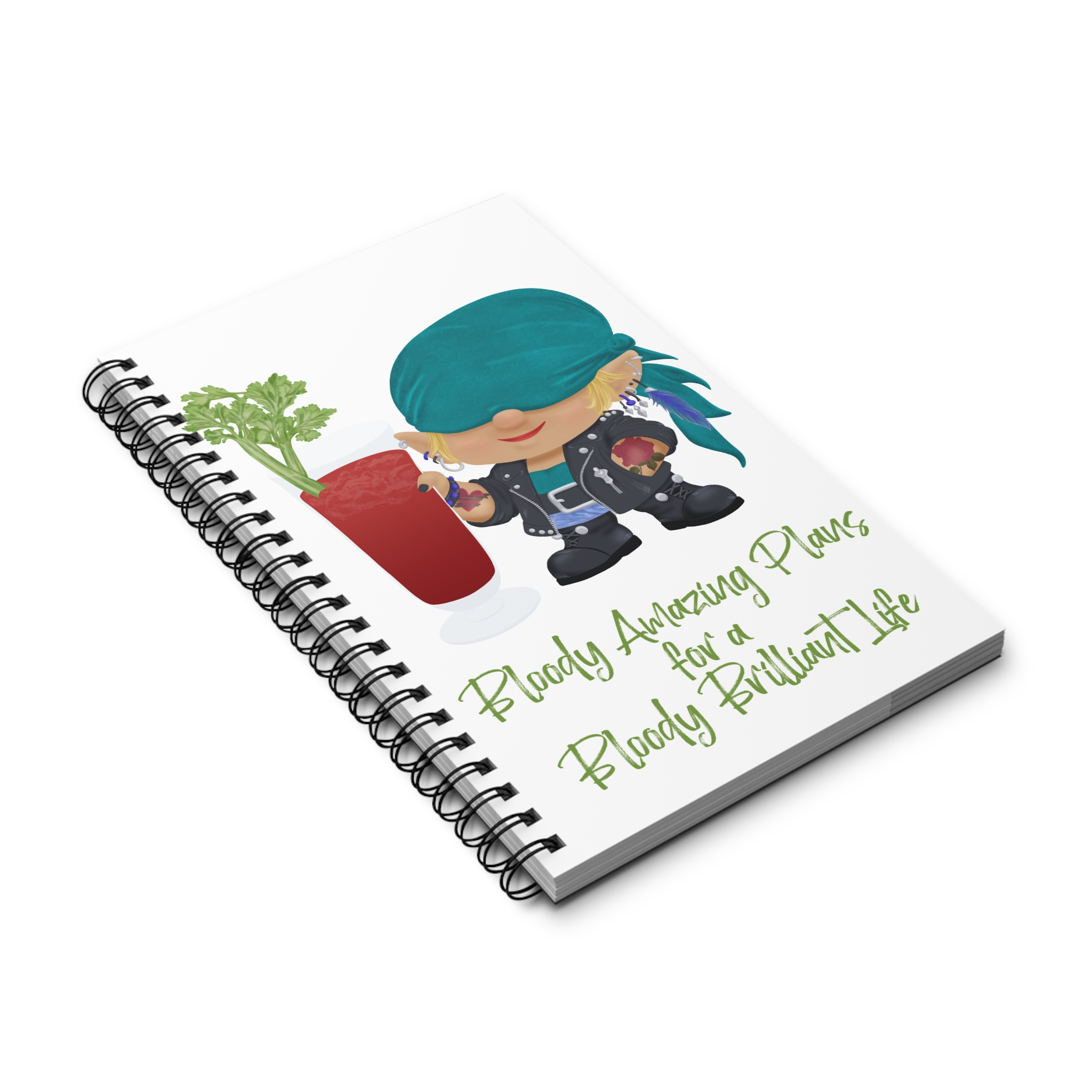 Bloody Brilliant Spiral Notebook - Image 2