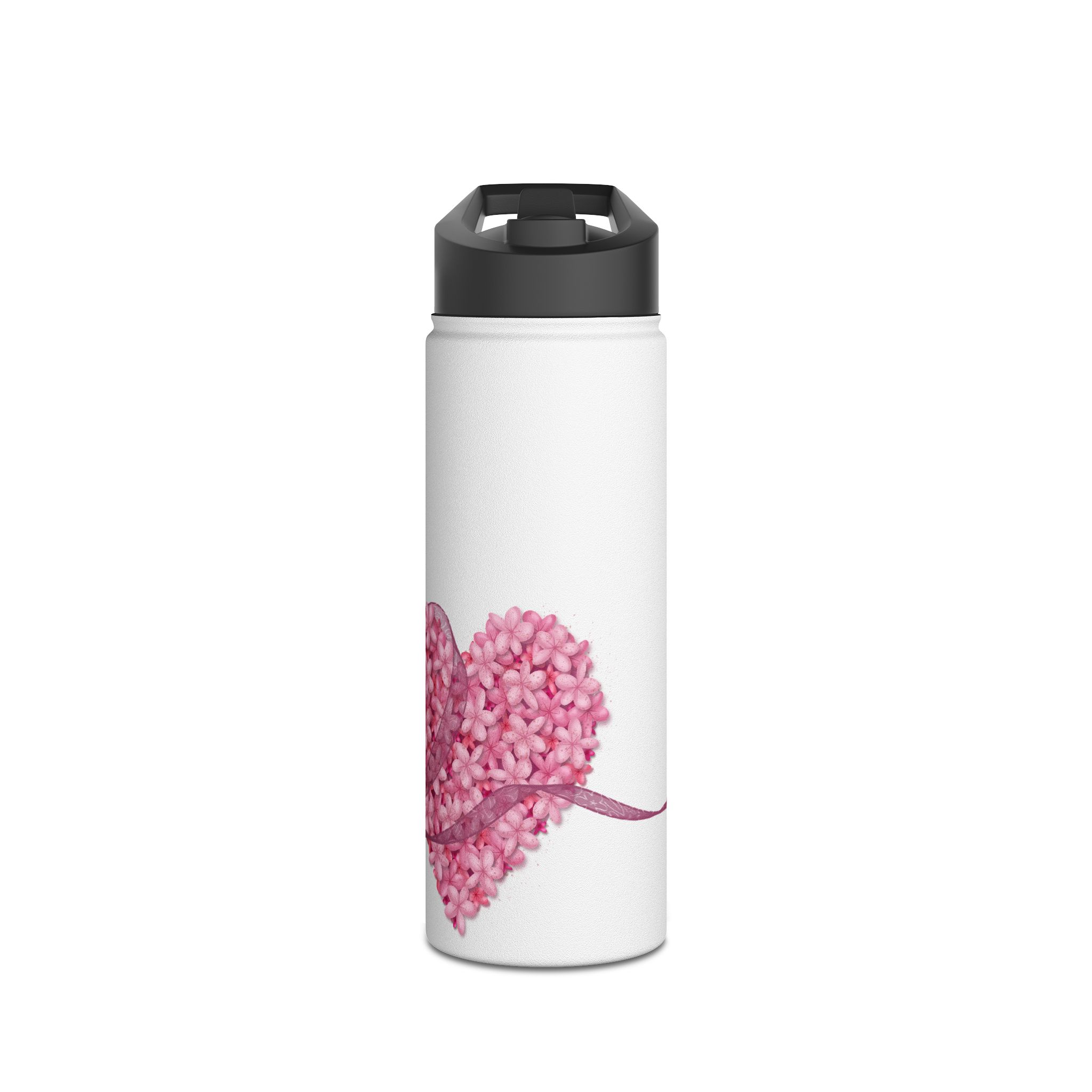 Floral Heart Drink Bottle - Image 3