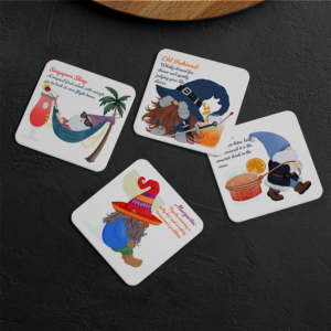 Cocktail Dictionary Coaster Set, Volume One