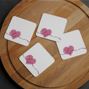 Love Grows Here Coaster Set