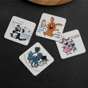 Workplace Chaos Coaster Set