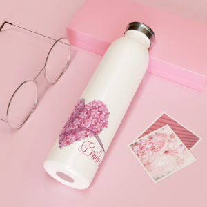 Bridesmaid Floral Heart Drink Bottle