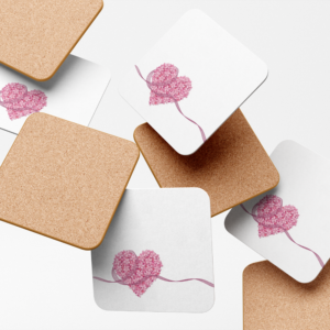 Love Grows Here Coaster Set