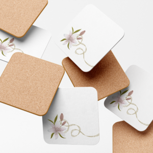 Gilded Lily Coaster Set